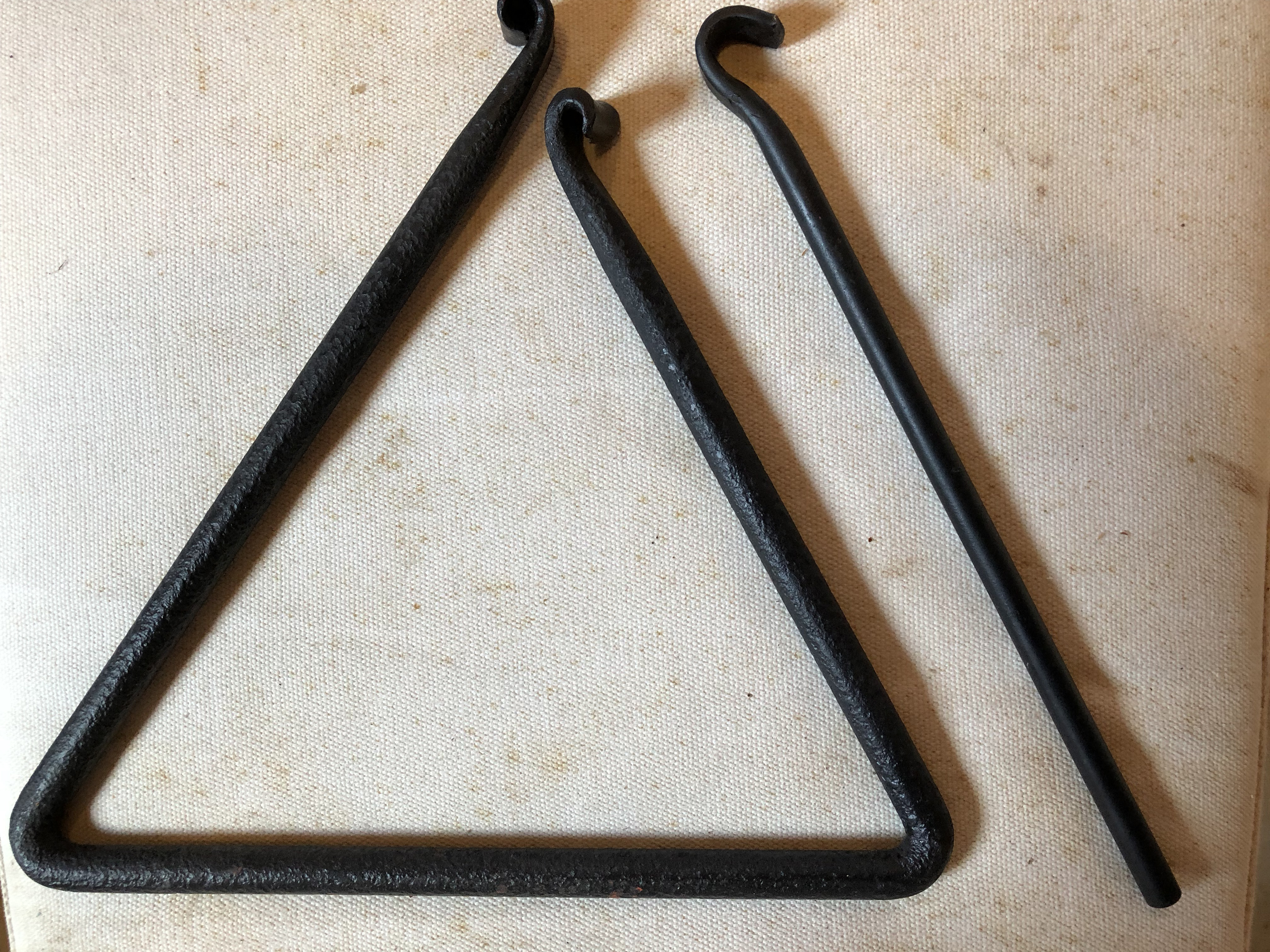 Blacksmith Shop Crafted Bell and Ringer Blacksmith Shop Crafted Bell and Ringer
