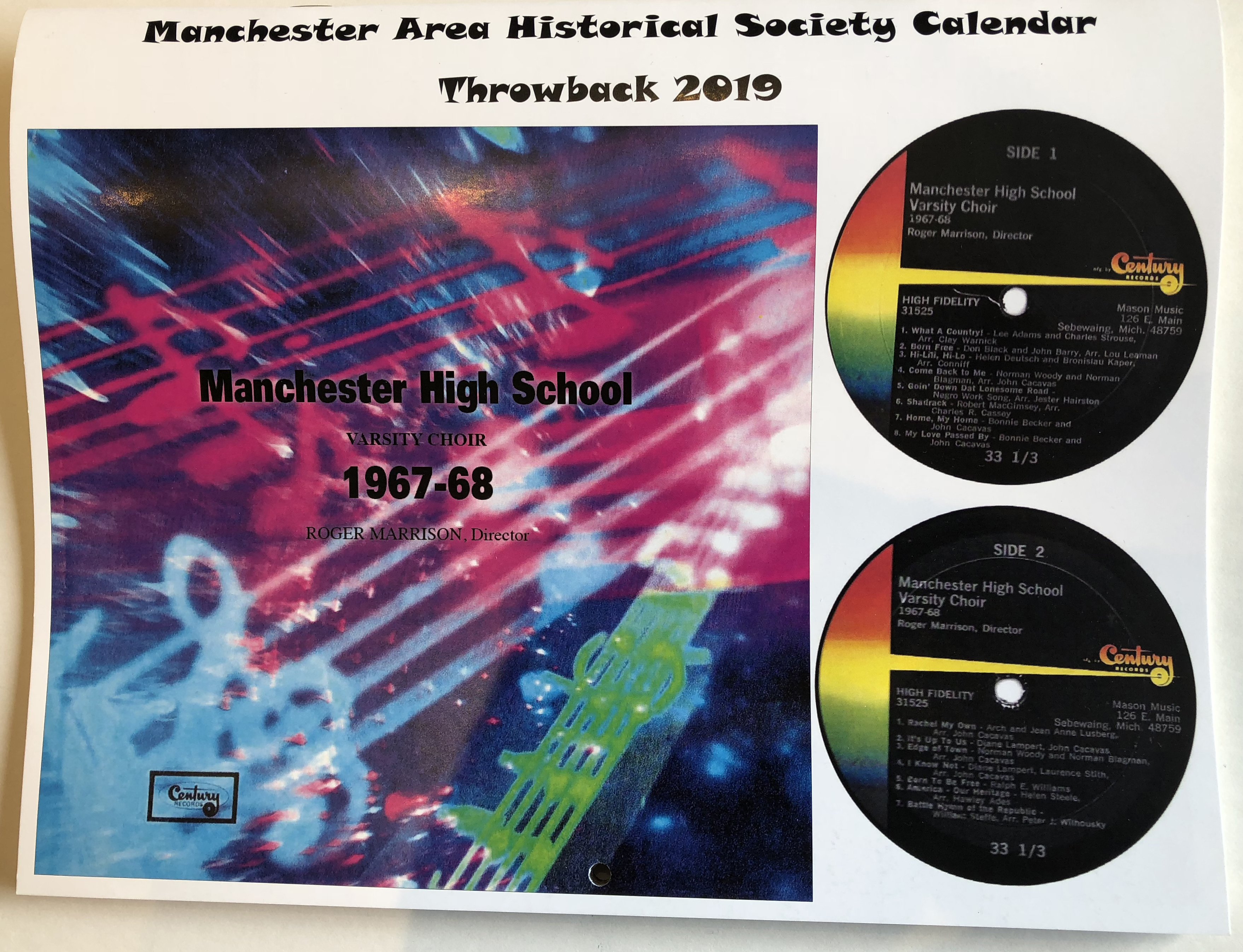 MAHS 2019 Calendar MAHS 2019 Calendar