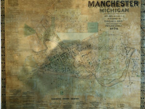 Manchester 1870 DeVolson Wood Map