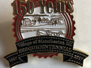 Manchester Sesquicentennial Pin