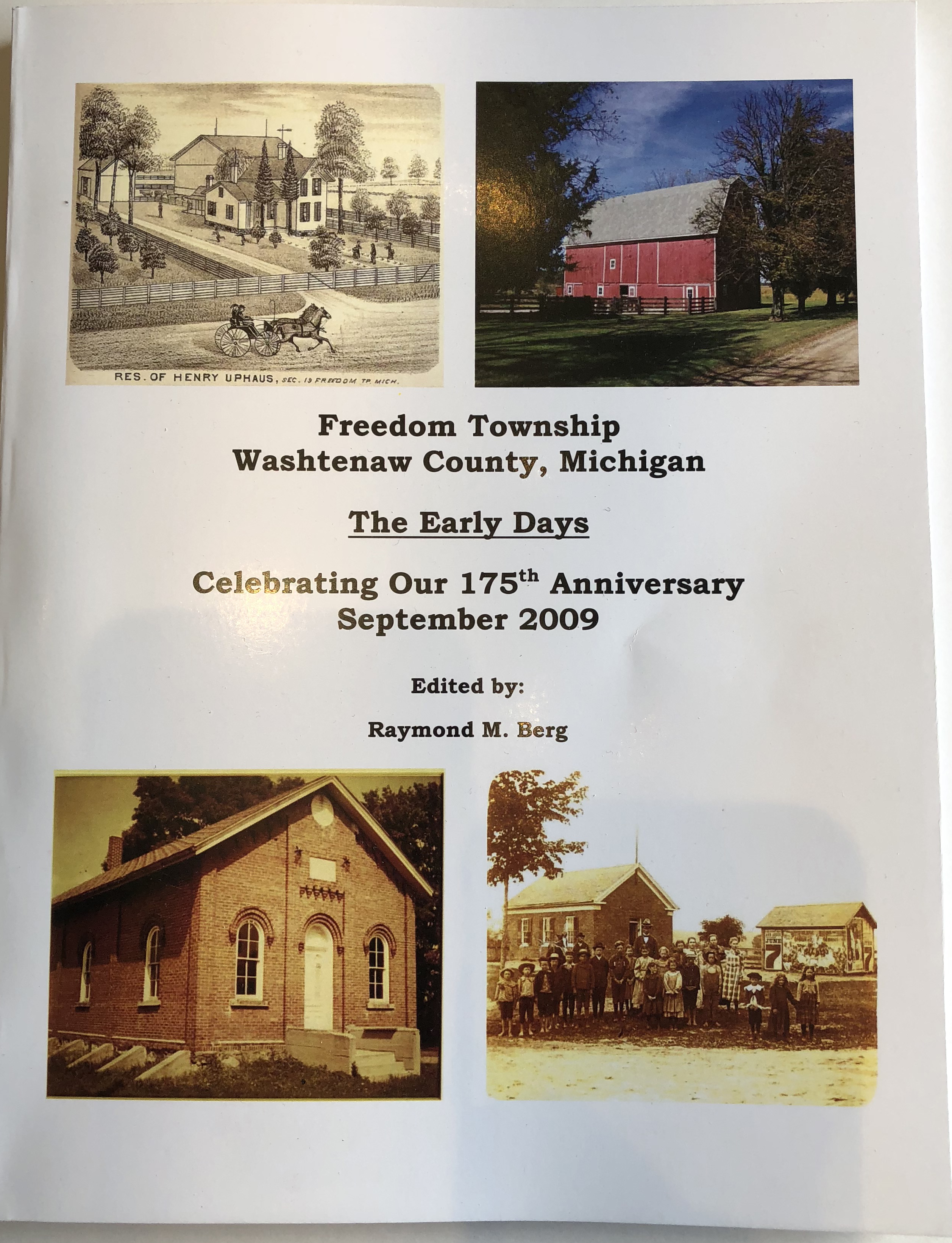 Freedom Township History Book Freedom Township History Book