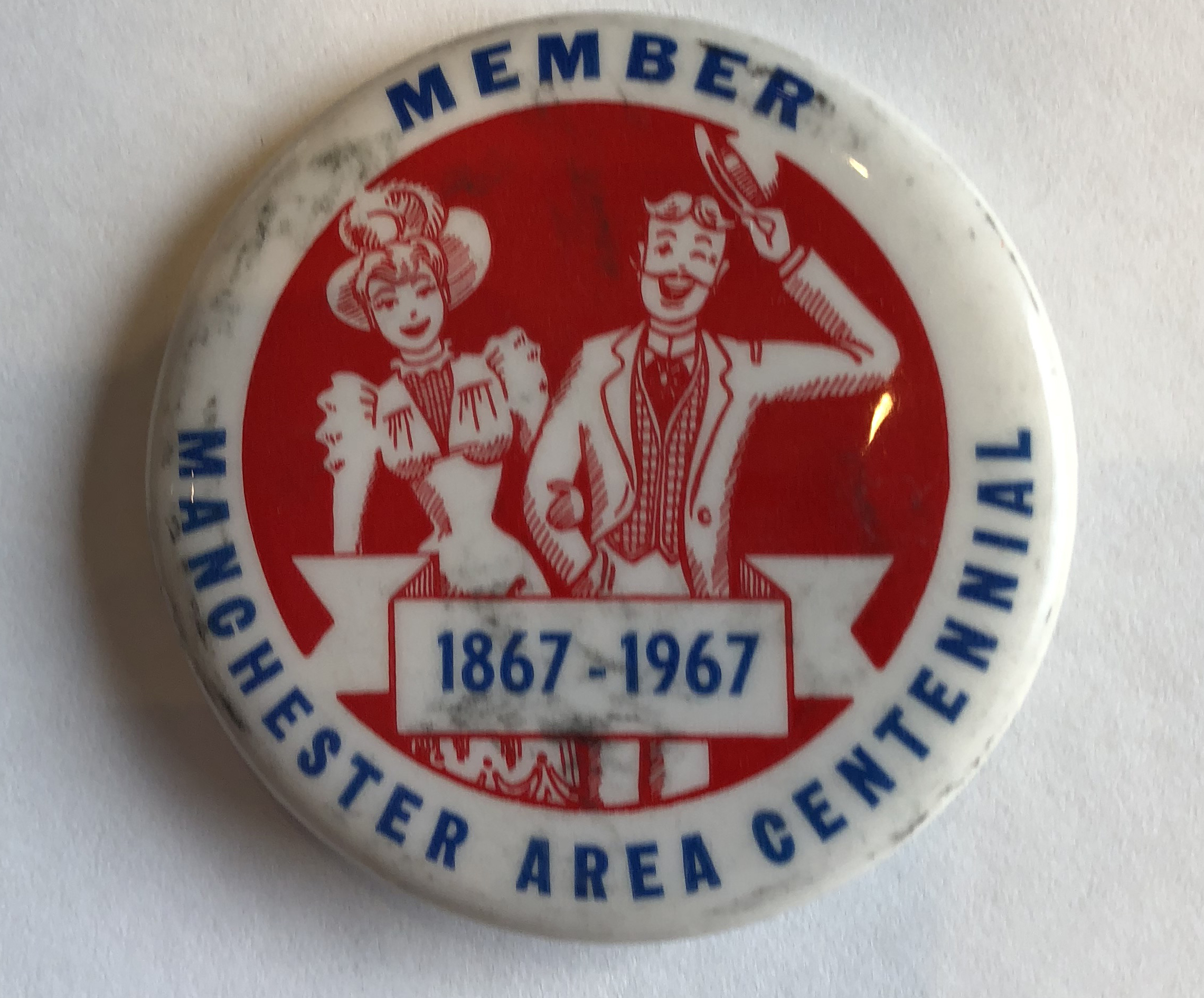 Manchester Centennial Pin Manchester Centennial Pin